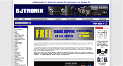 Desktop Screenshot of djtronix.com